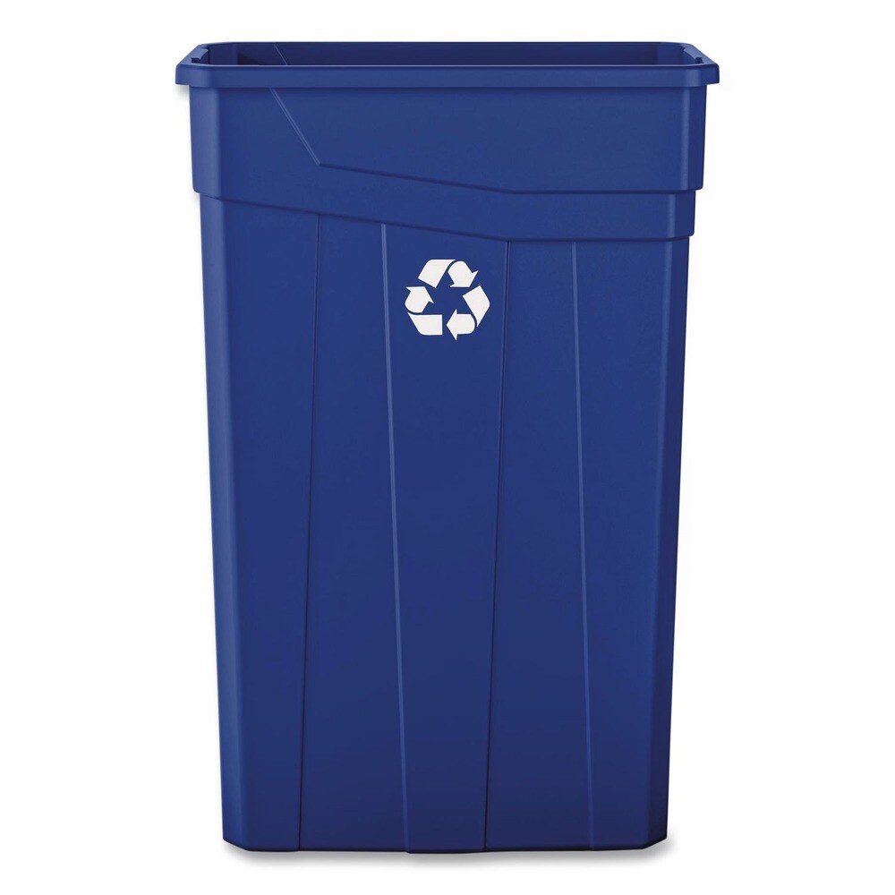 Boardwalk 23 Gallon Polypropylene Slim Recycling Container - Blue