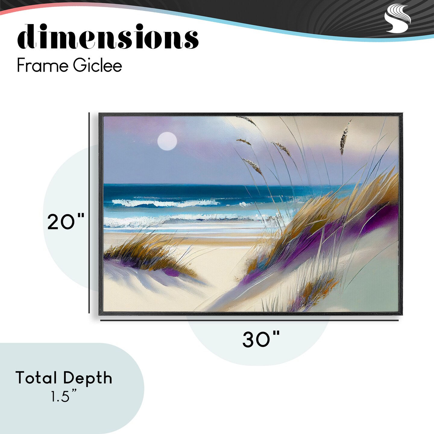 Stupell Industries Beach Dunes Serenity Framed Giclee, design by Sasha