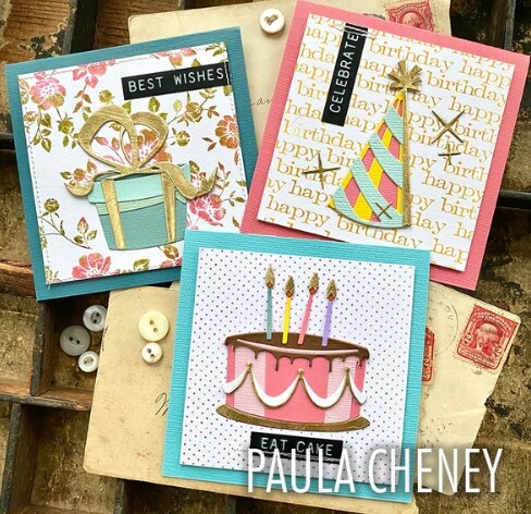 Sizzix Thinlits Die Set 32PK - Celebrate Colorize by Tim Holtz