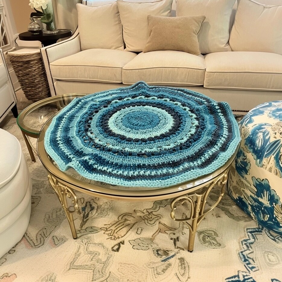 ThreadArt Super Bulky Chunky Yarn Cake #6, Big 300g / 316 Yards, 30 Ombre & Solid Color Options, Soft Knitting & Crochet Yarn