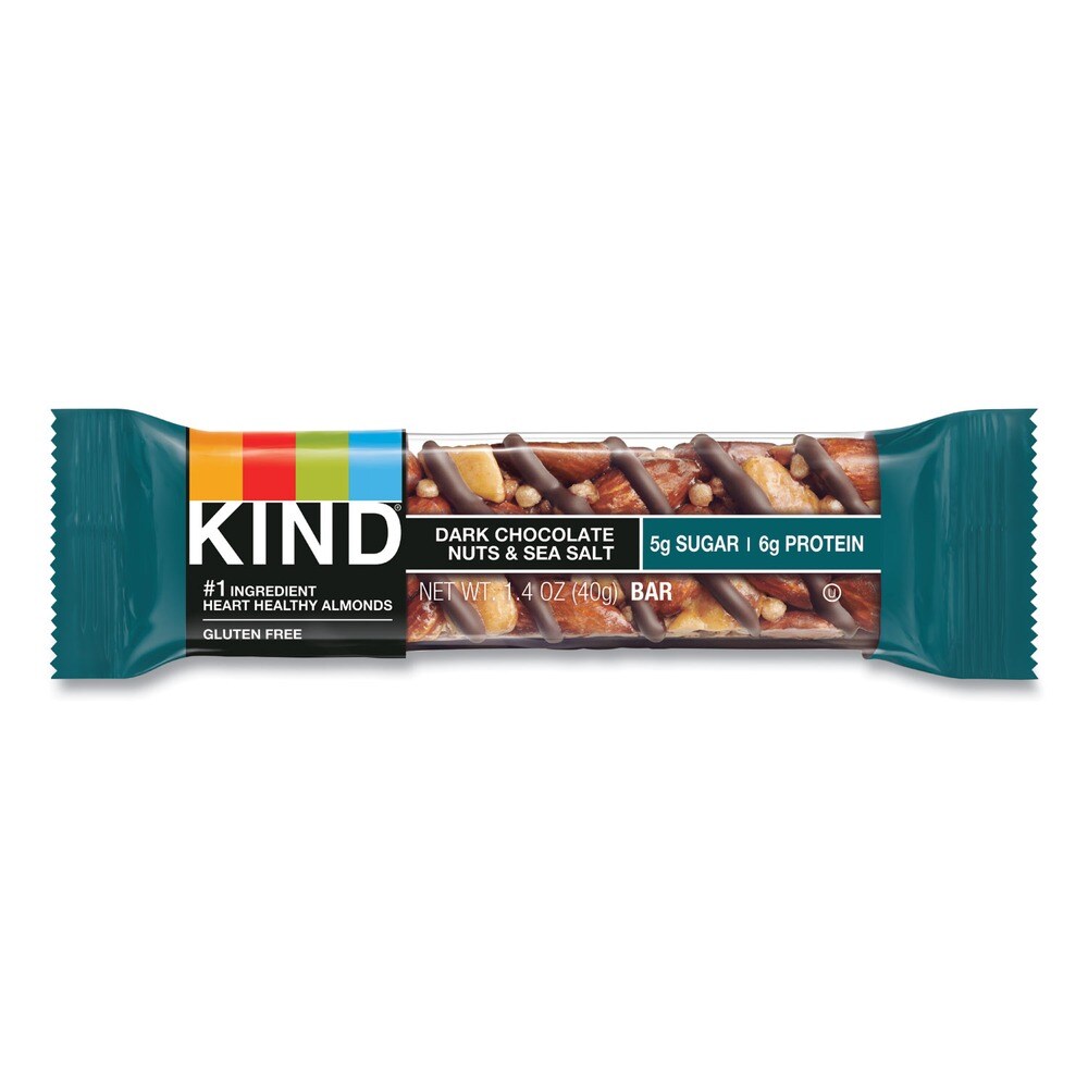 KIND 1.4 oz. Nuts and Spices Bar - Dark Chocolate Nuts and Sea Salt (12/Box)