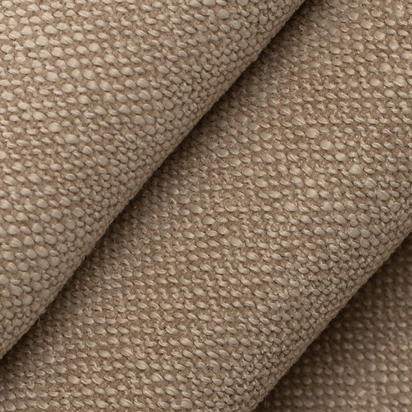 Beige Taupe Performance Grade Eco-Friendly Linen Look Print Upholstery Fabric by The Yard - SKU: Cambria Oatmeal