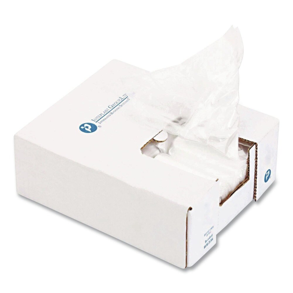 Inteplast Group 3-Quart 0.24 mil. 12 in. x 12 in. Ice Bucket Liner Bags - Clear (1000/Carton)