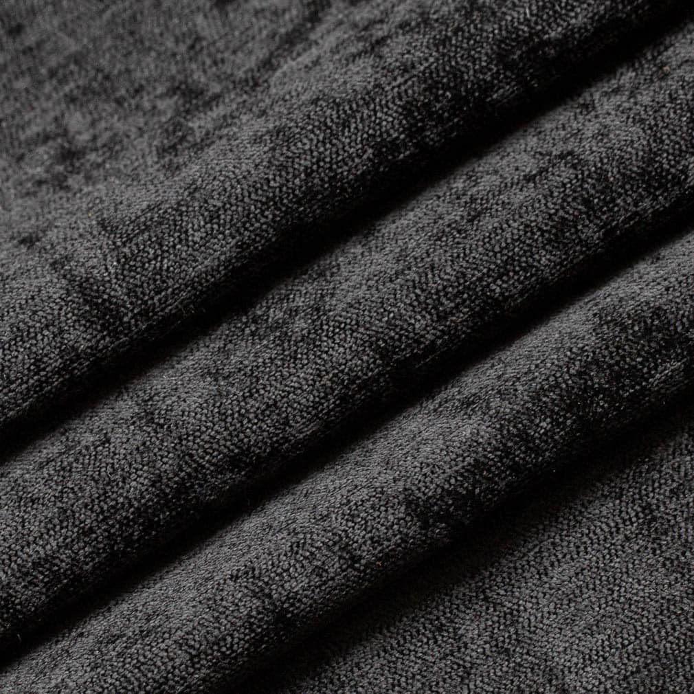 Black Velvet Upholstery Fabric by The Yard - SKU: Percey Raven