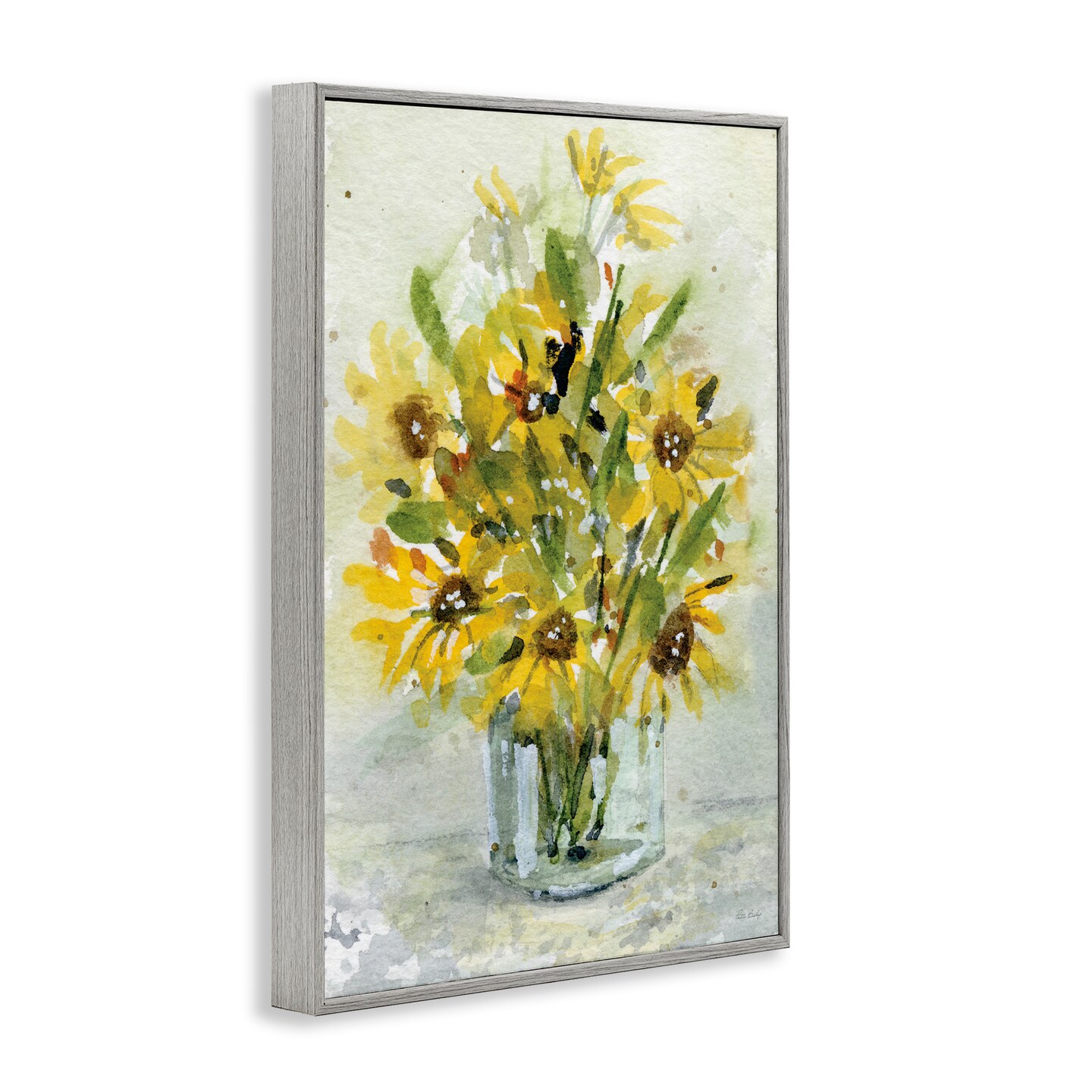 Stupell Industries Sun Flowers & Daisy Bouquet Framed Giclee, design by Patti Bishop