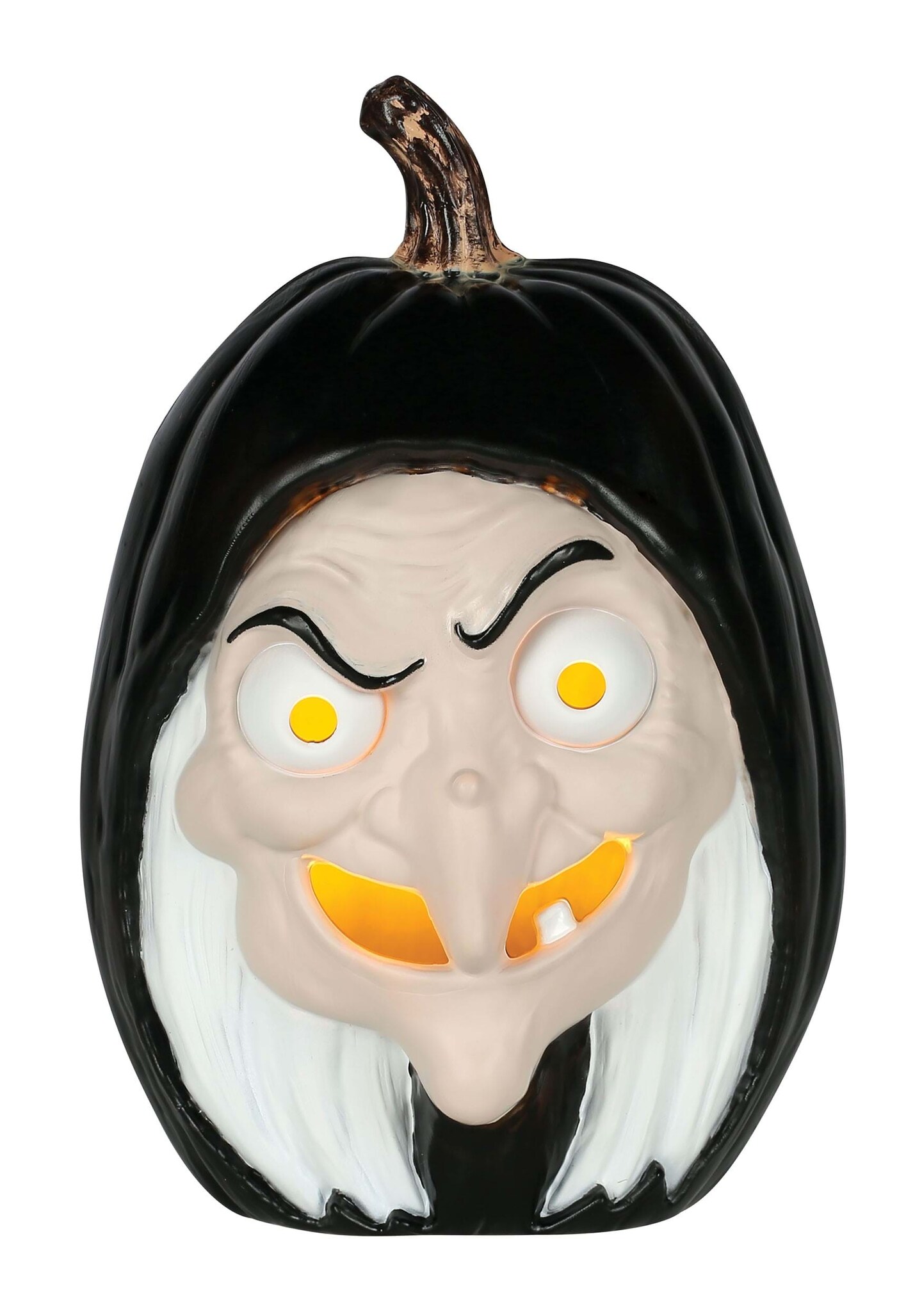 Michaels, 10-Inch Snow White Evil Witch Light Up Pumpkin Decoration – Category: Craft Pumpkins