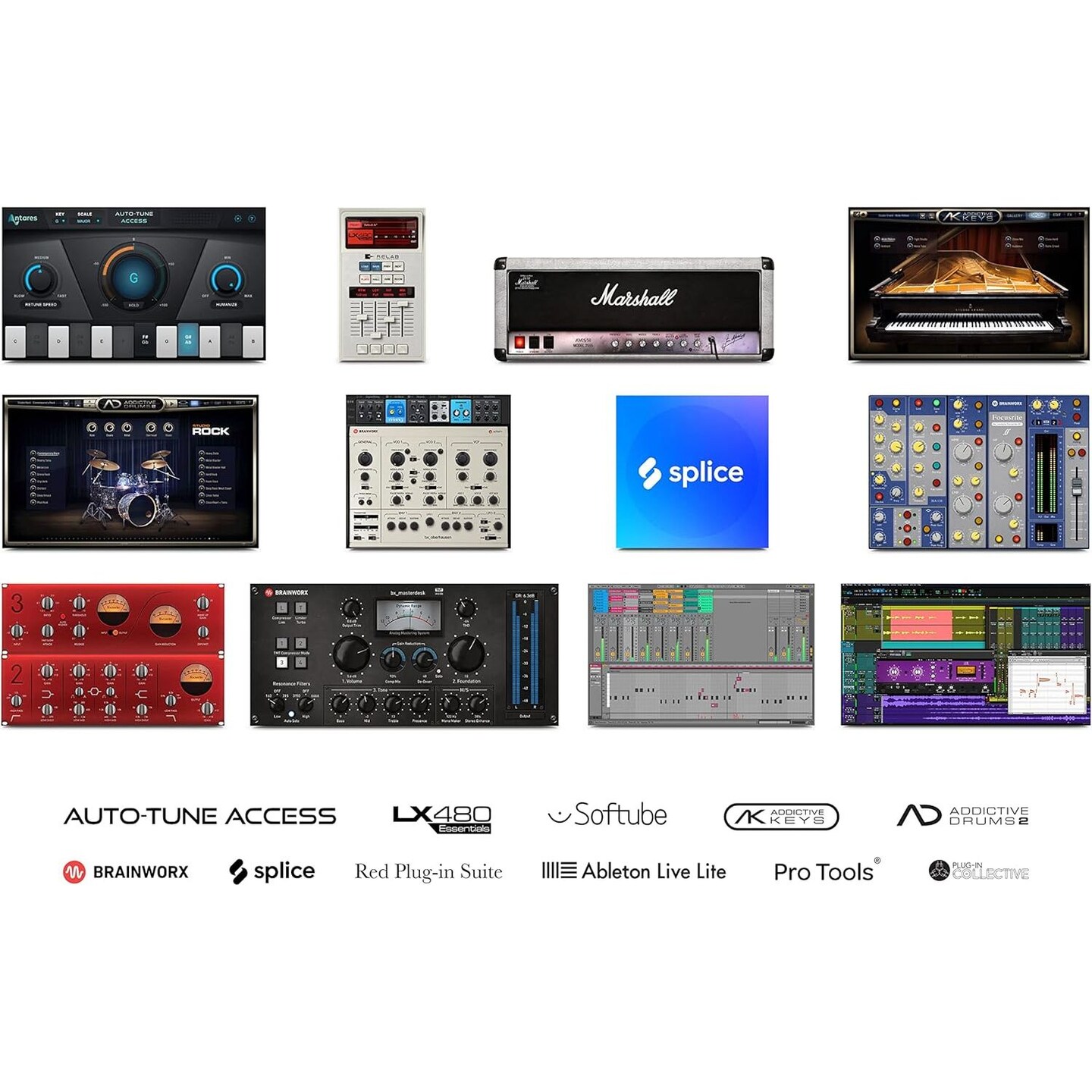 Focusrite Scarlett Solo 4th-Gen USB-C Audio Interface Studio Bundle – Mic, Headphones & Software Kit