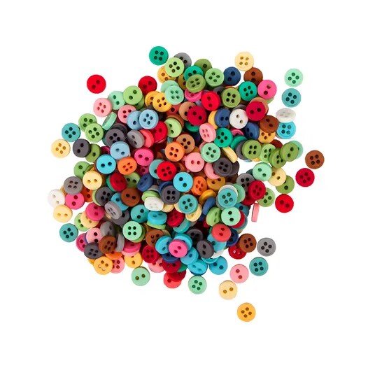 Riley Blake Designs Lori Holt 1/4" Cute Little Buttons 300pc STB-6023
