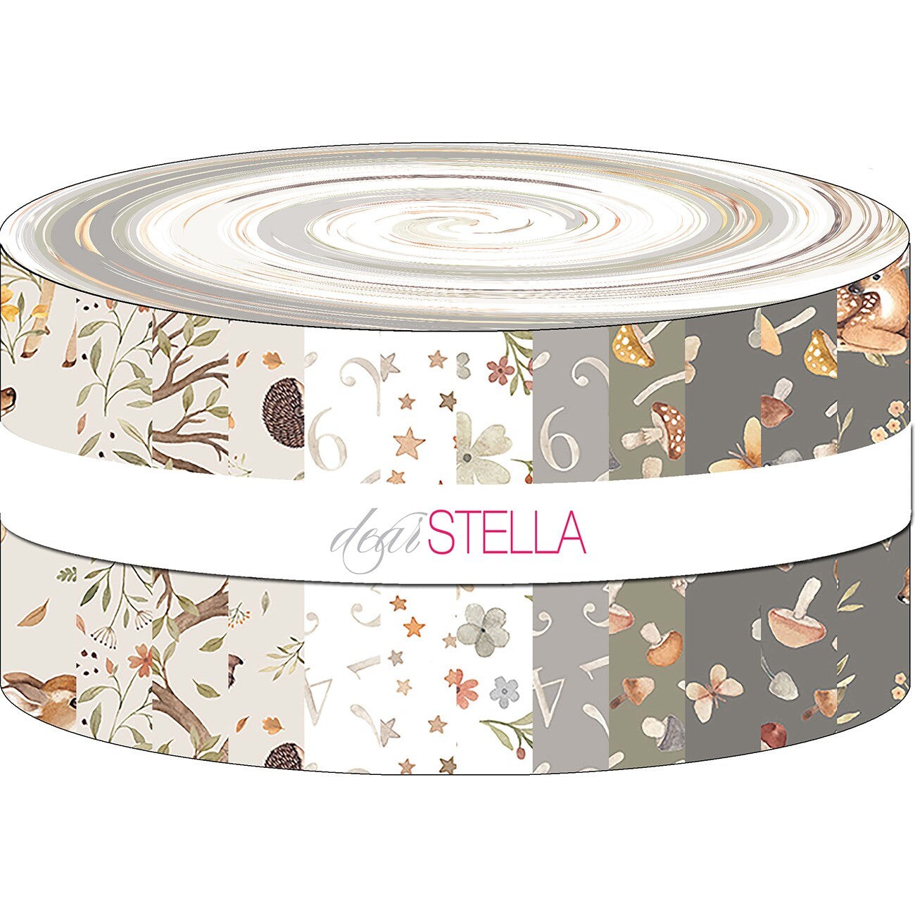 Fabric Dear Stella Count on Me 40pc 2.5" Strip Roll CPSTELLA-STRIP-COUNTONME