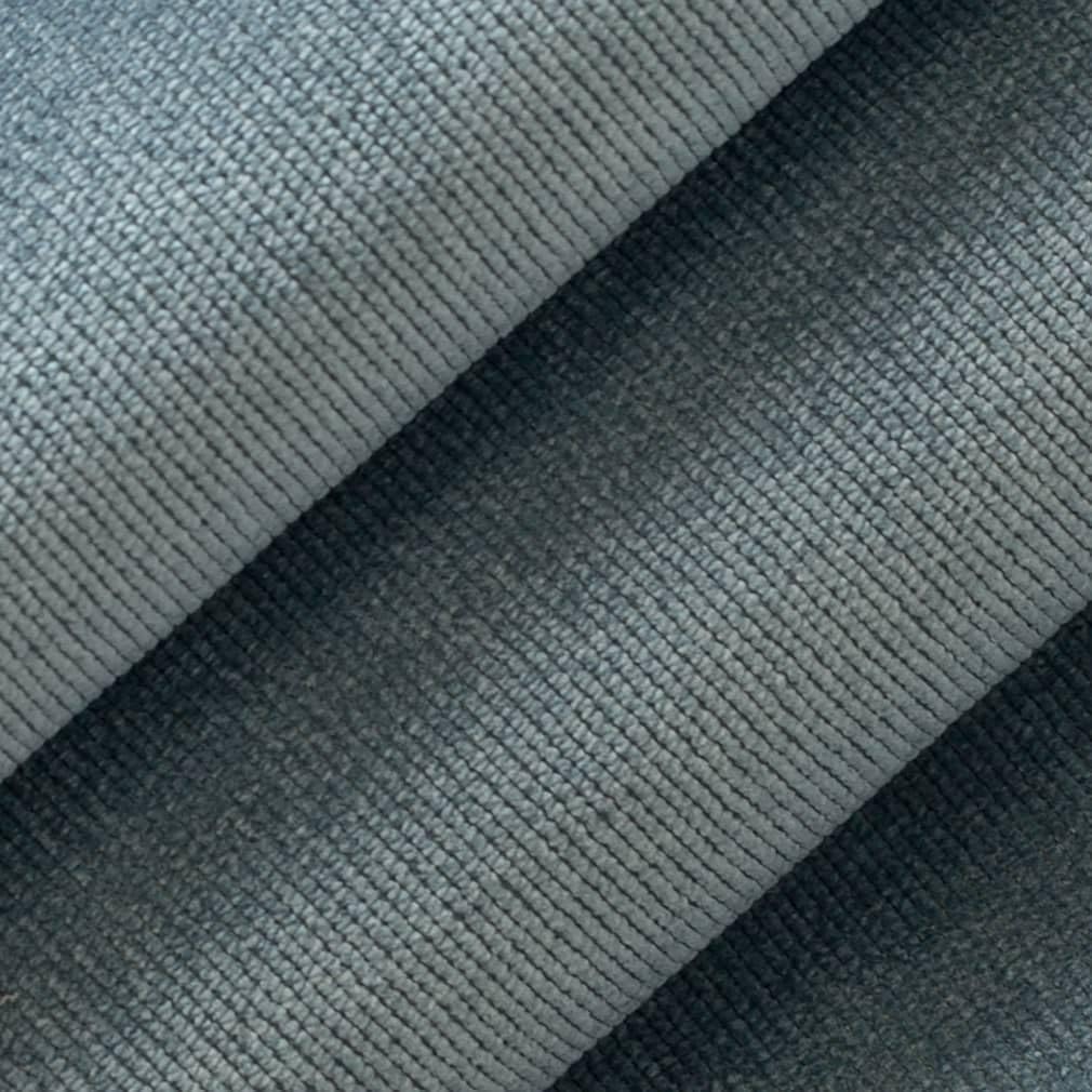 Blue Fade Resistant Plain Microfiber Velvet Upholstery Fabric by The Yard - SKU: Hailey Sky