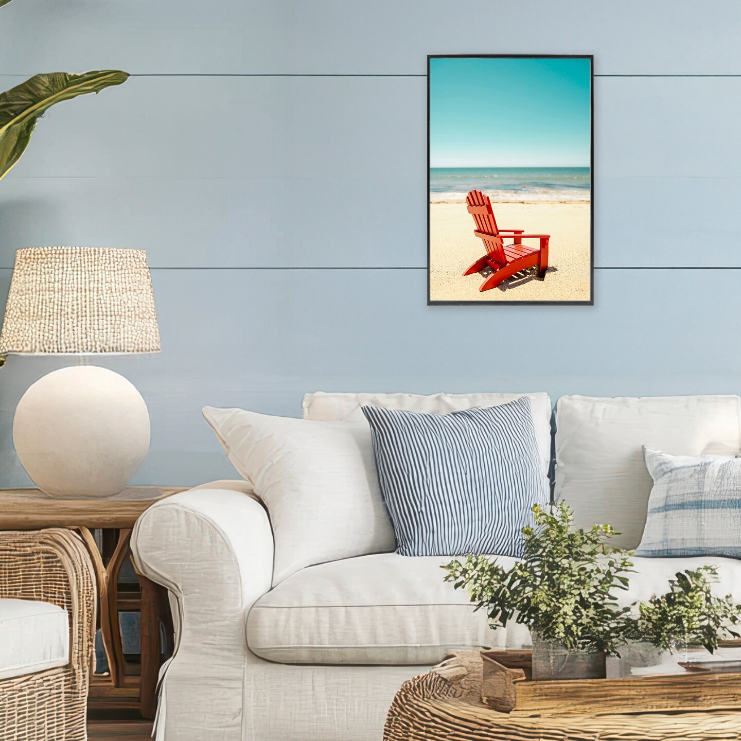 Stupell Industries Place For Dreams Beach Framed Giclee, design by Elena Chukhlebova