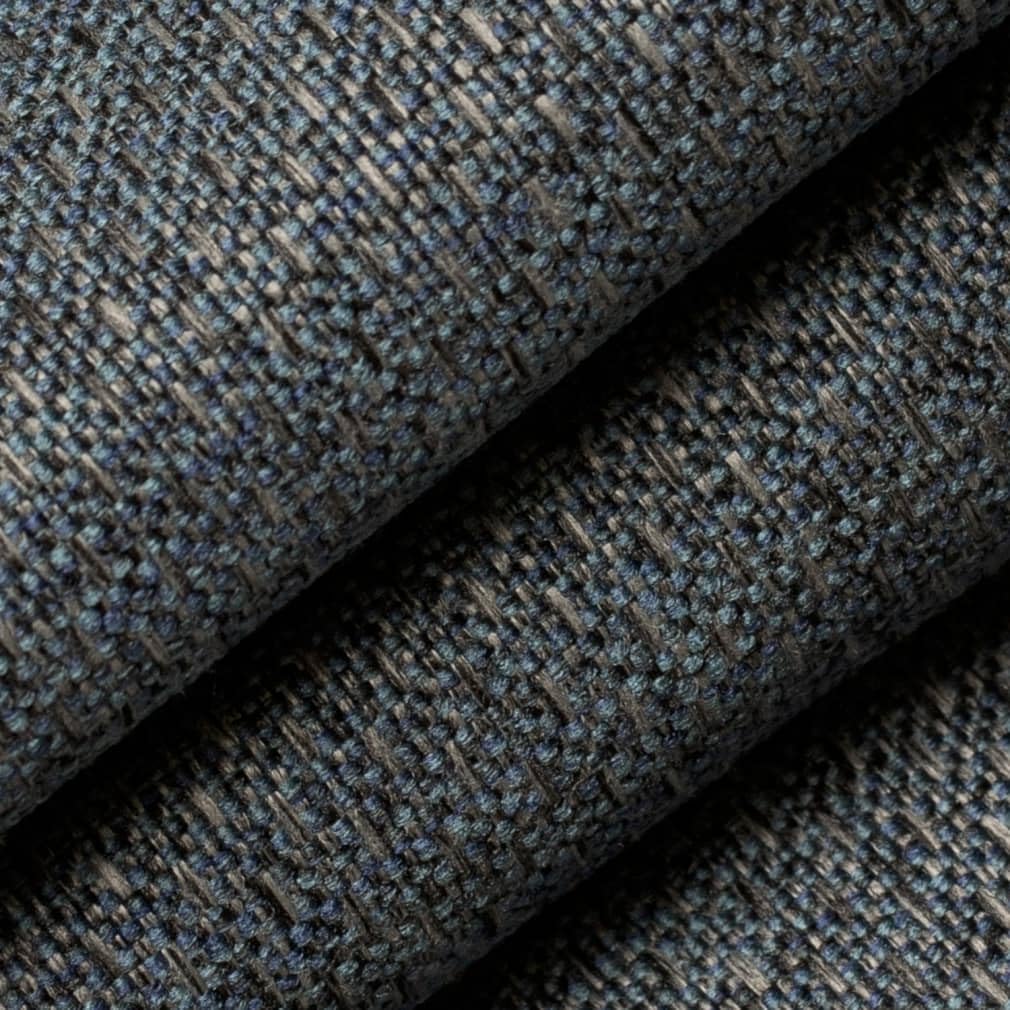 Blue Stain Resistant Performance Pet Friendly Texturedd Upholstery Fabric by The Yard - SKU: Fabian Harbor