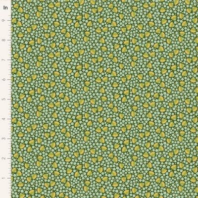 Fabric Tilda Bellflower Pine Wallflower by the Quarter Yard TIL110127