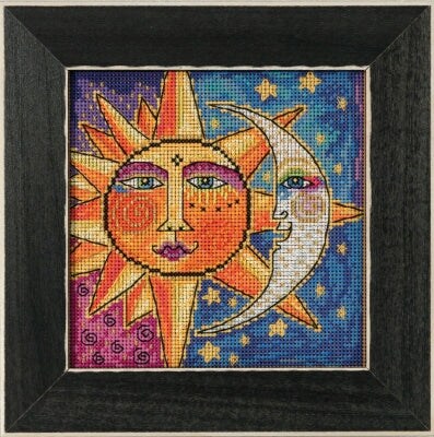 DIY Mill Hill Sister Sun Brother Moon Celestial Summer Counted Cross Stitch Kit