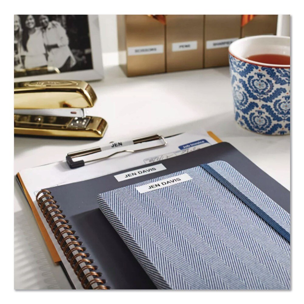 DYMO LetraTag 0.5 in. x 13 ft. Paper/Plastic Label Tape Value Pack - Assorted (3/Pack)