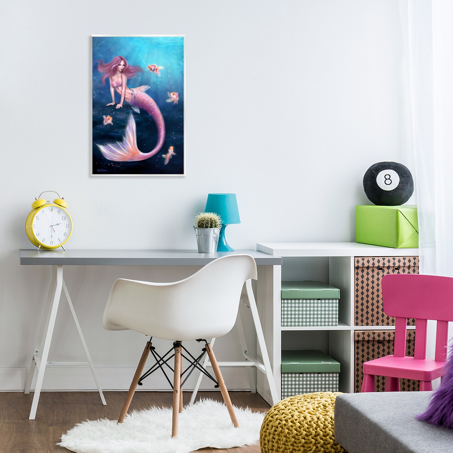 Stupell Industries Aurelia Mermaid & Fish Wall Plaque, design by Rachel Anderson