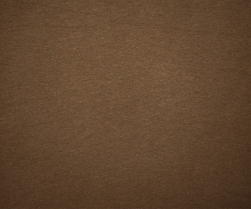 Cocoa Brown Solid Cotton Spandex Knit Fabric - 10 oz - Reorderable By the Yard