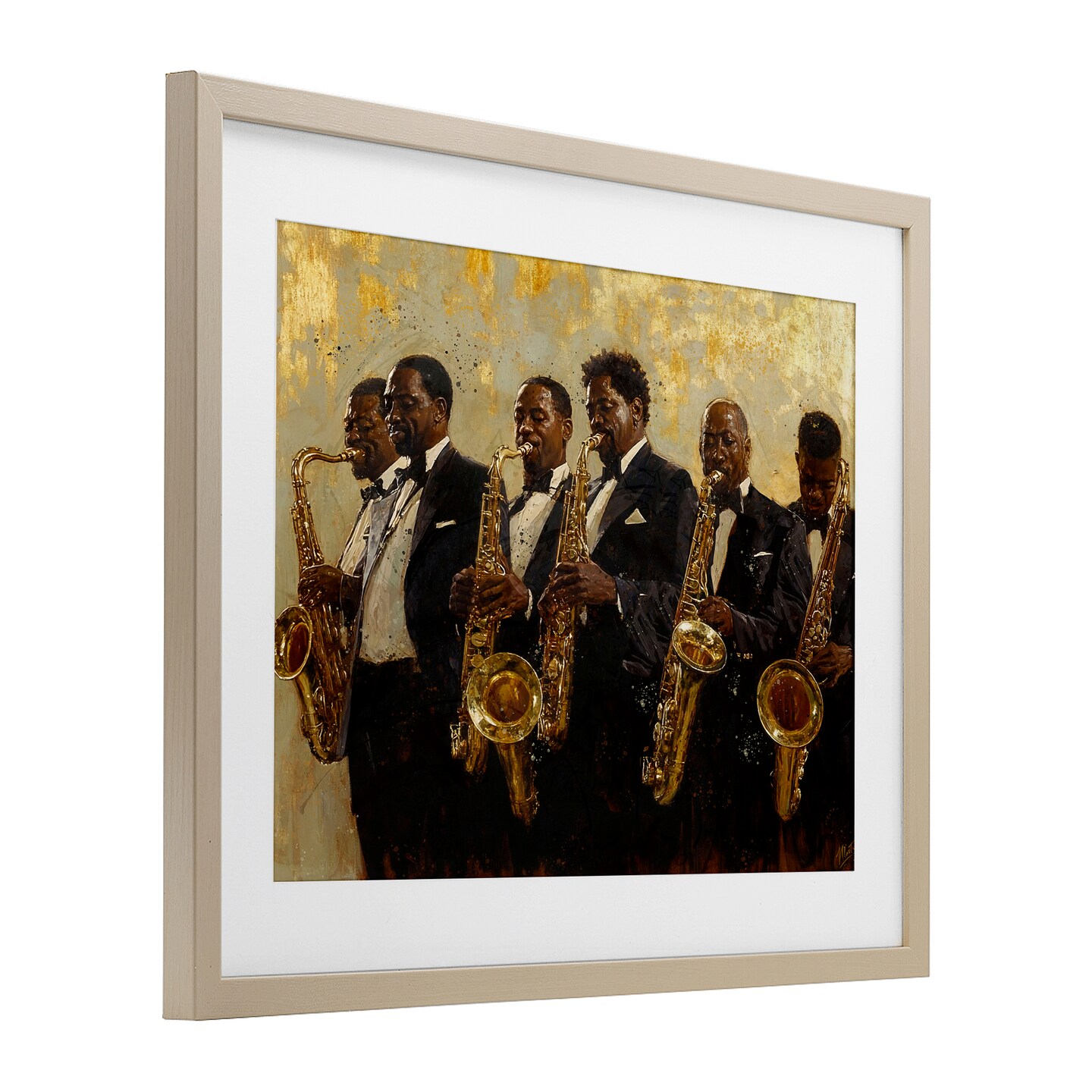 Stupell Industries Golden Era Ensemble Framed Print Under Glass, design by Marta Wiley