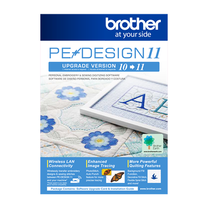 Brother SAVRPED11 Personal Embroidery and Sewing Digitizing Software Upgrade