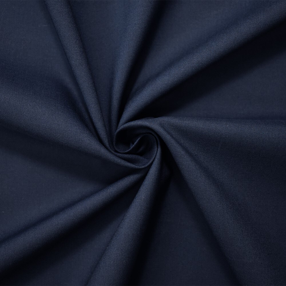 Navy Blue Cotton Solid Quality Quilting Woven 10 YD Bolt Fabric