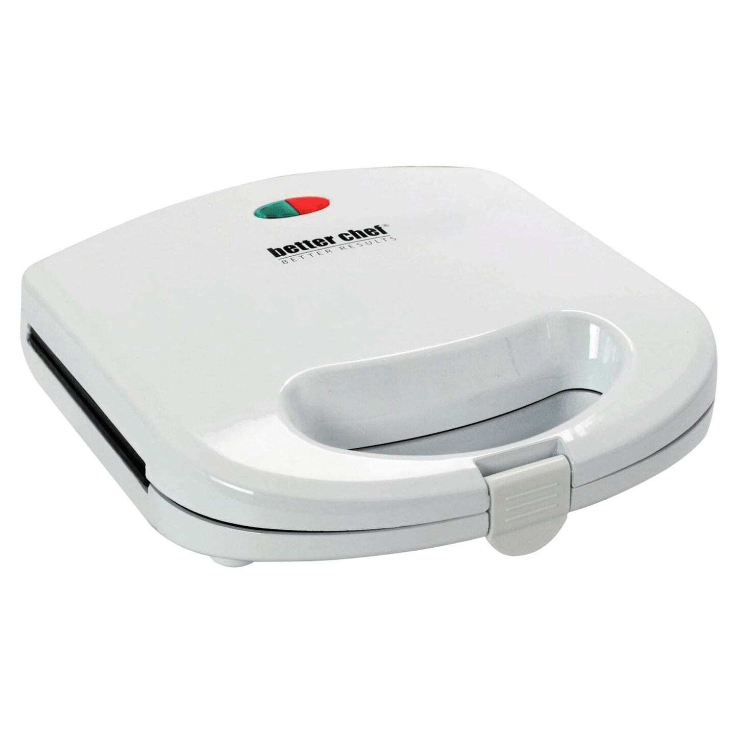 Edge Collections - 9.17" x 9.13" - White - Convenient Non-Stick Electric Waffle Maker - 1 Piece