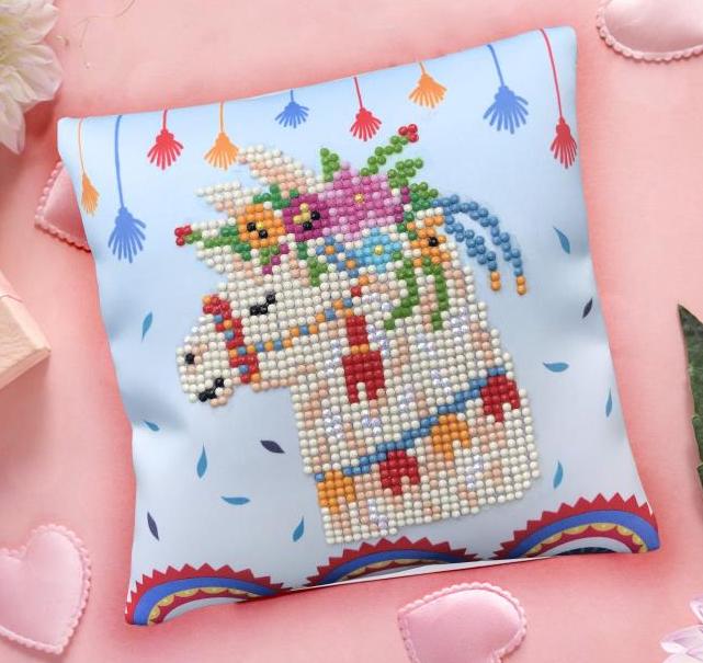 DIY Diamond Dotz Llama Party Pinata Mini Pillow Kids Beginner Kit