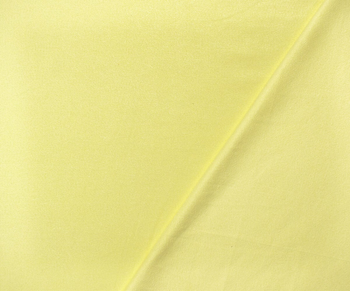 Light Yellow Stretch Spandex Solid Microsuede Knit Fabric By the Yard