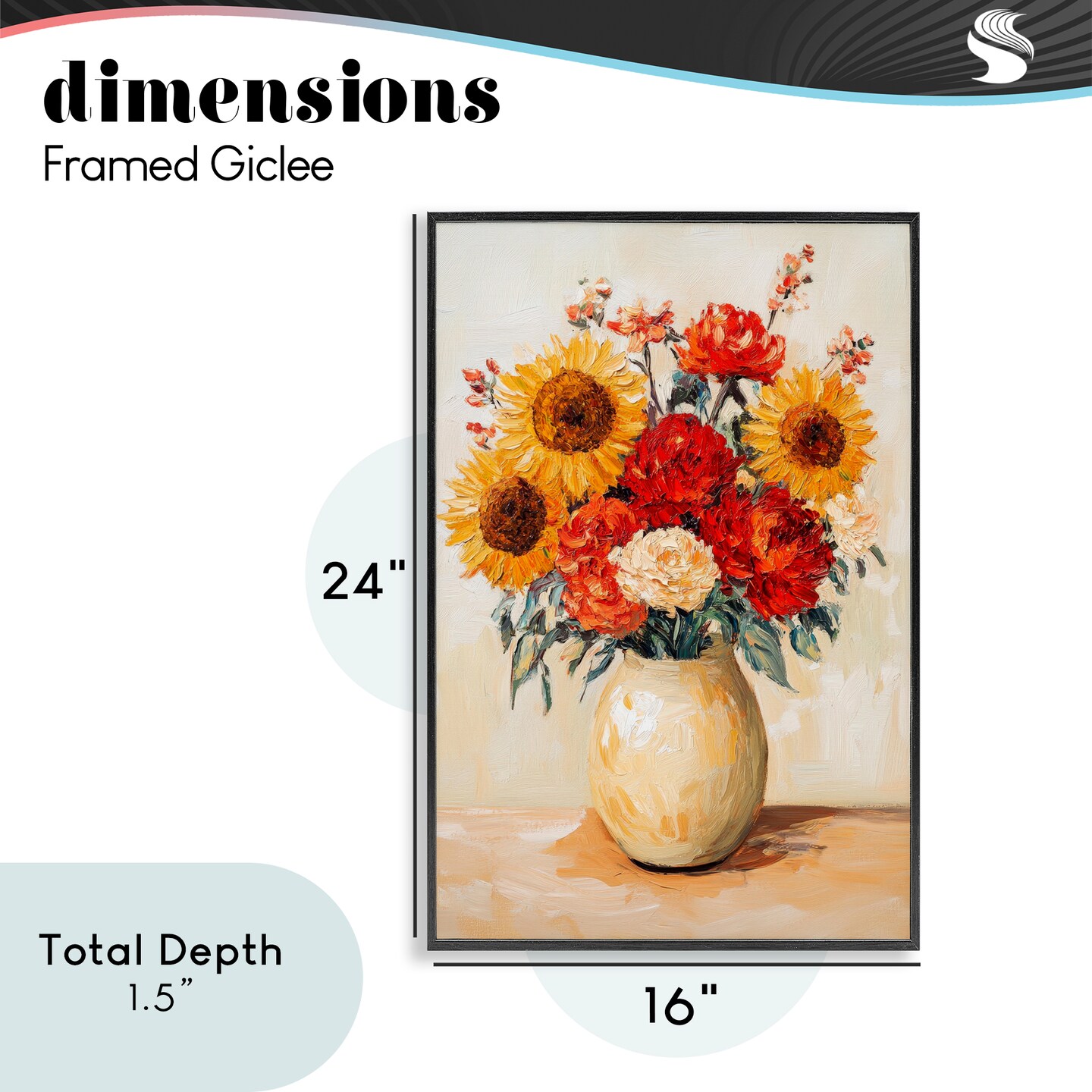 Stupell Industries Charming Bouquet of Fall Framed Giclee, design by Petal Prints Design