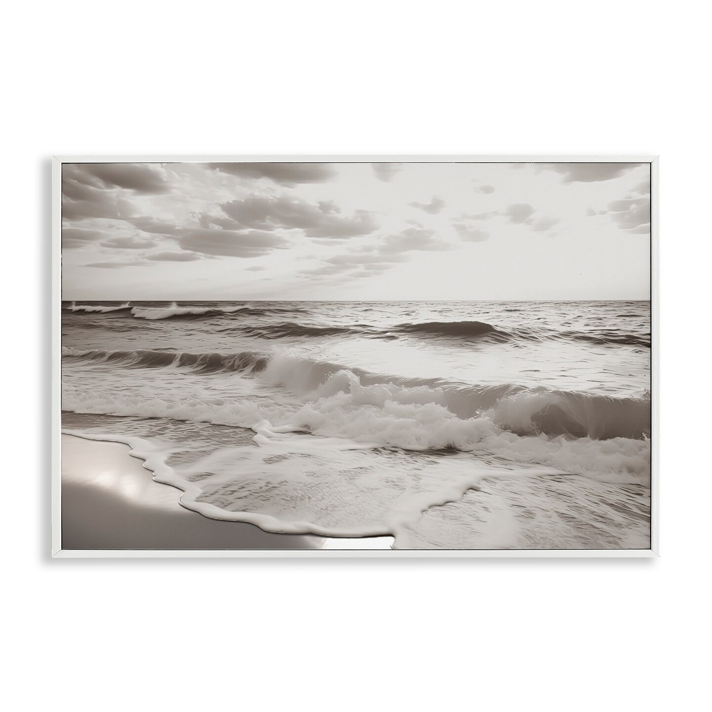 Stupell Industries Beach View Reverie Framed Giclee, design by Decent Exposures