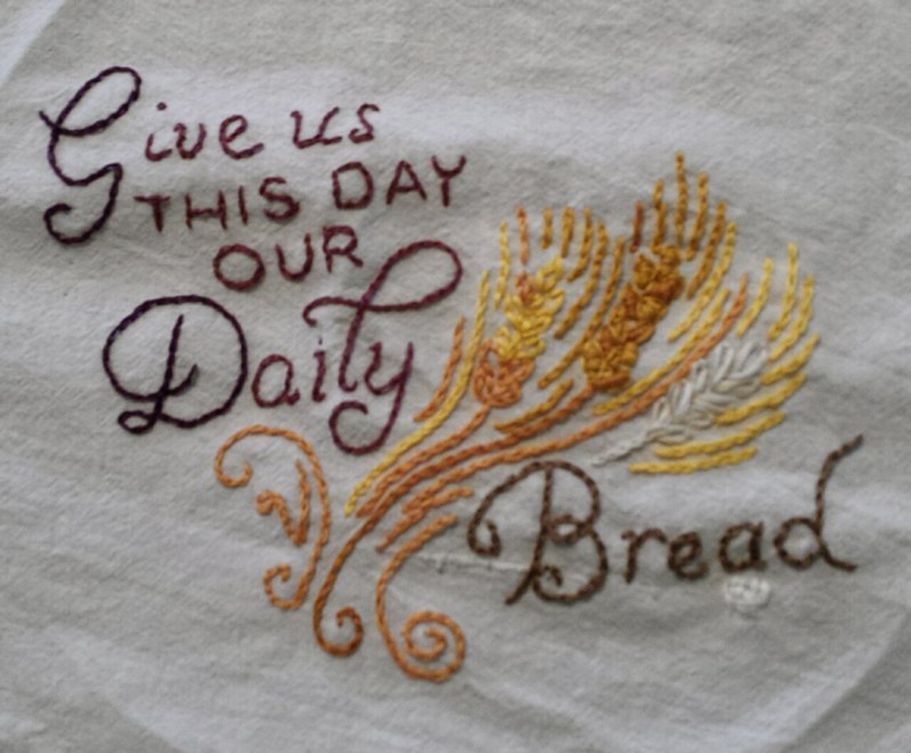 Aunt Martha's Christian Blessings 4027 embroidery iron on pattern