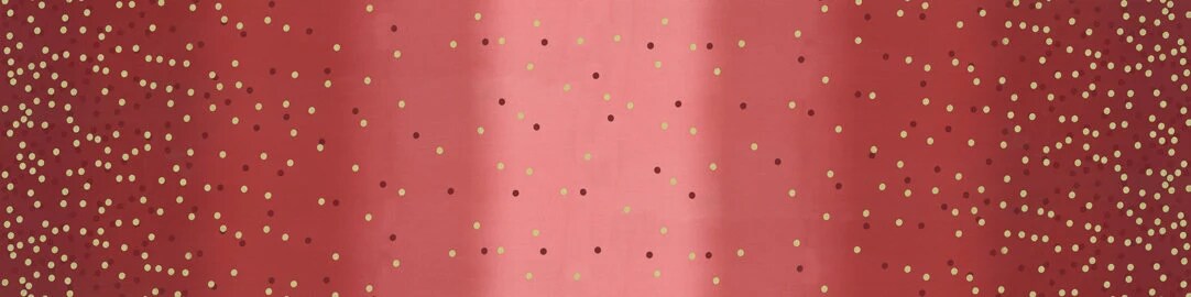 Fabric Moda Cherry Ombre Fairy Dust Metallic by the Quarter Yard 10807-314M