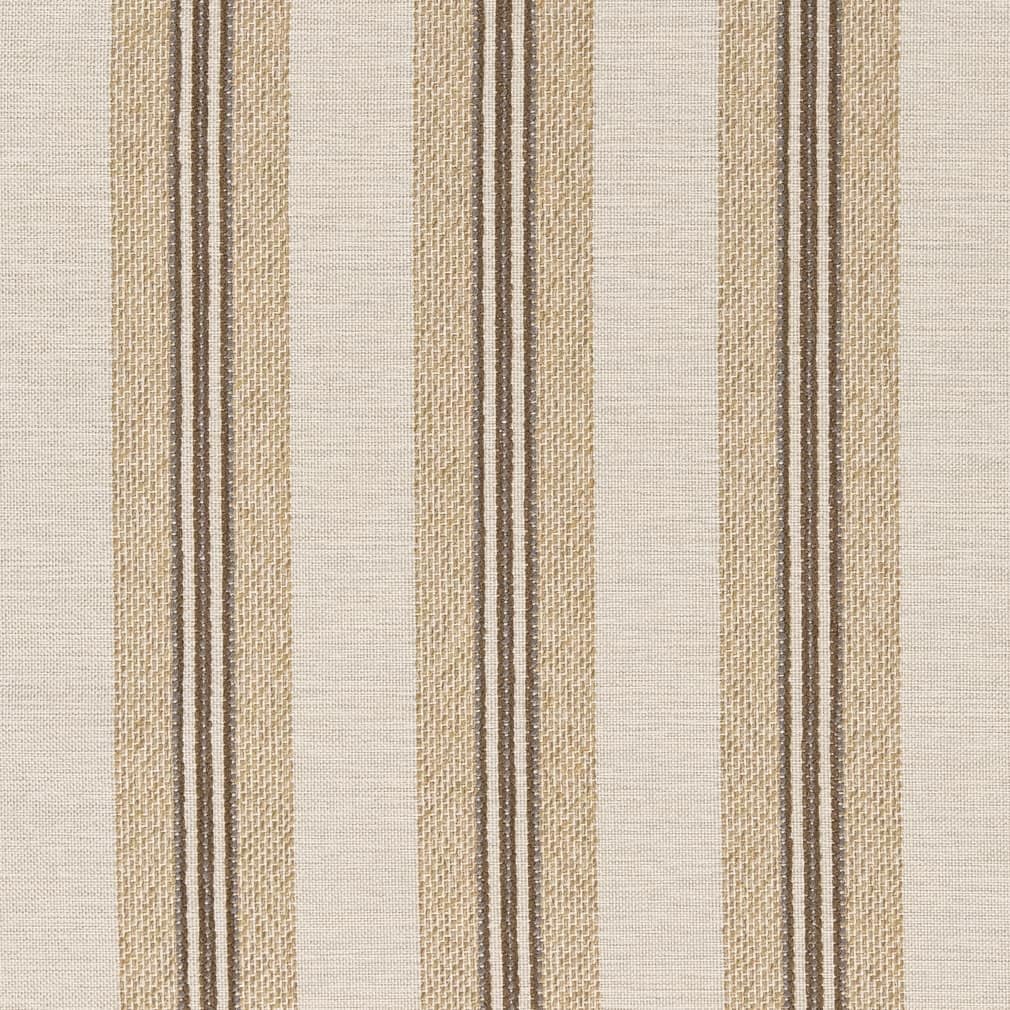 Natural Stain Resistant Performance Pet Friendly Stripe Woven Pattern Upholstery Fabric by The Yard - SKU: Arroyo Sisal