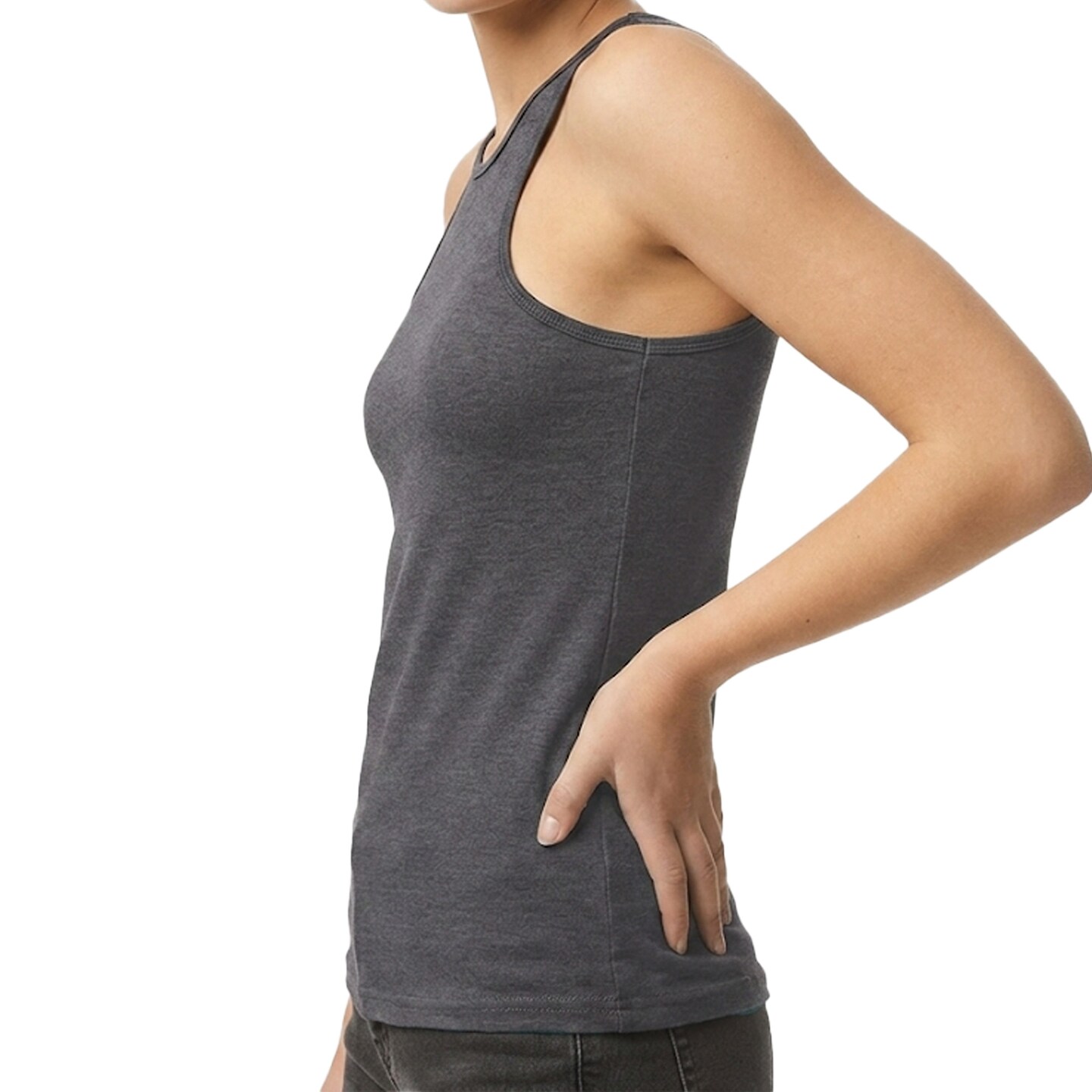 American Apparel Women’s CVC Tank Top, Soft Workout Sleeveless Blanks for DIY Crafting