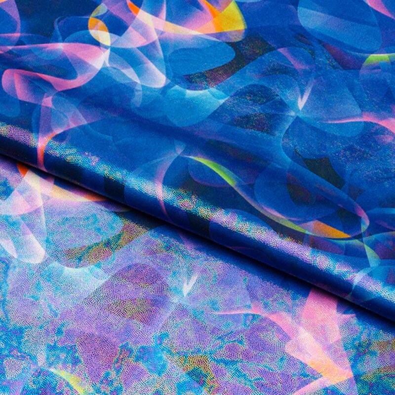 Aurora Hologram Spandex Fabric