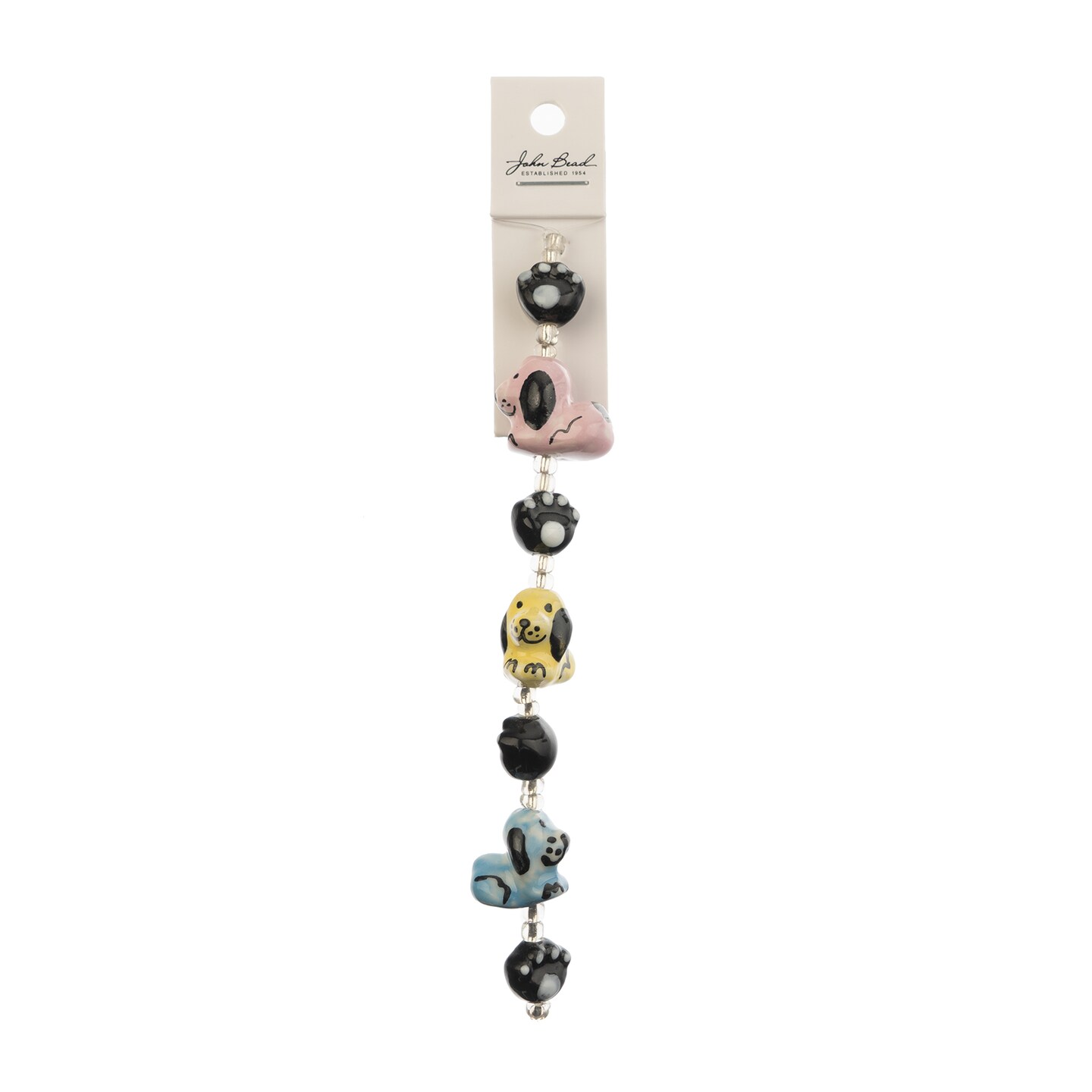 John Bead Multicolors Animals Ceramic Beads