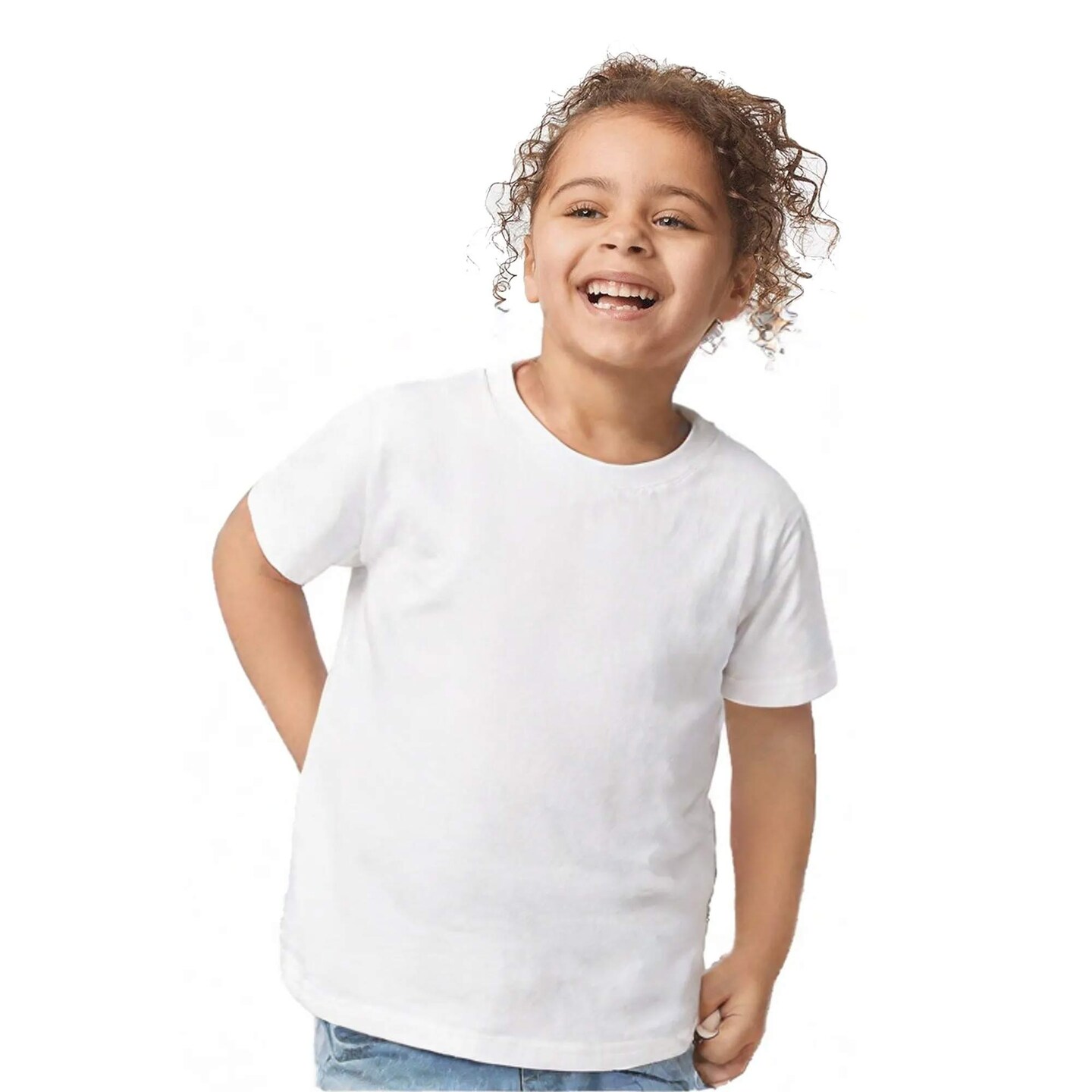 Gildan Toddler Heavy Cotton Crewneck Short Sleeve T-Shirt for Daycare & Daily Use Cotton Tee