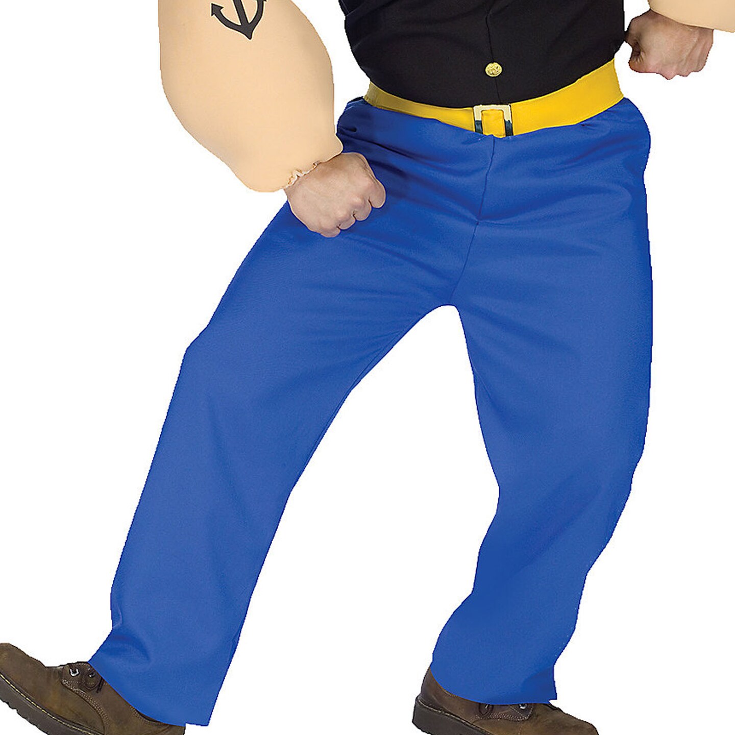 Men&#x27;s Popeye Costume Sailor Shirt Pants Hat