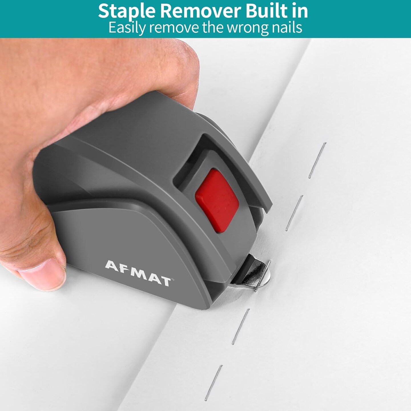 Stapler for Desk, 50 Sheets Effortless Stapler, Ergonomic Office Stapler, Low Force, One Touch Stapling Desk Stapler, Built-in Staple Remover, Portable &#x26; Space Save Size, Good for Home &#x26; Office