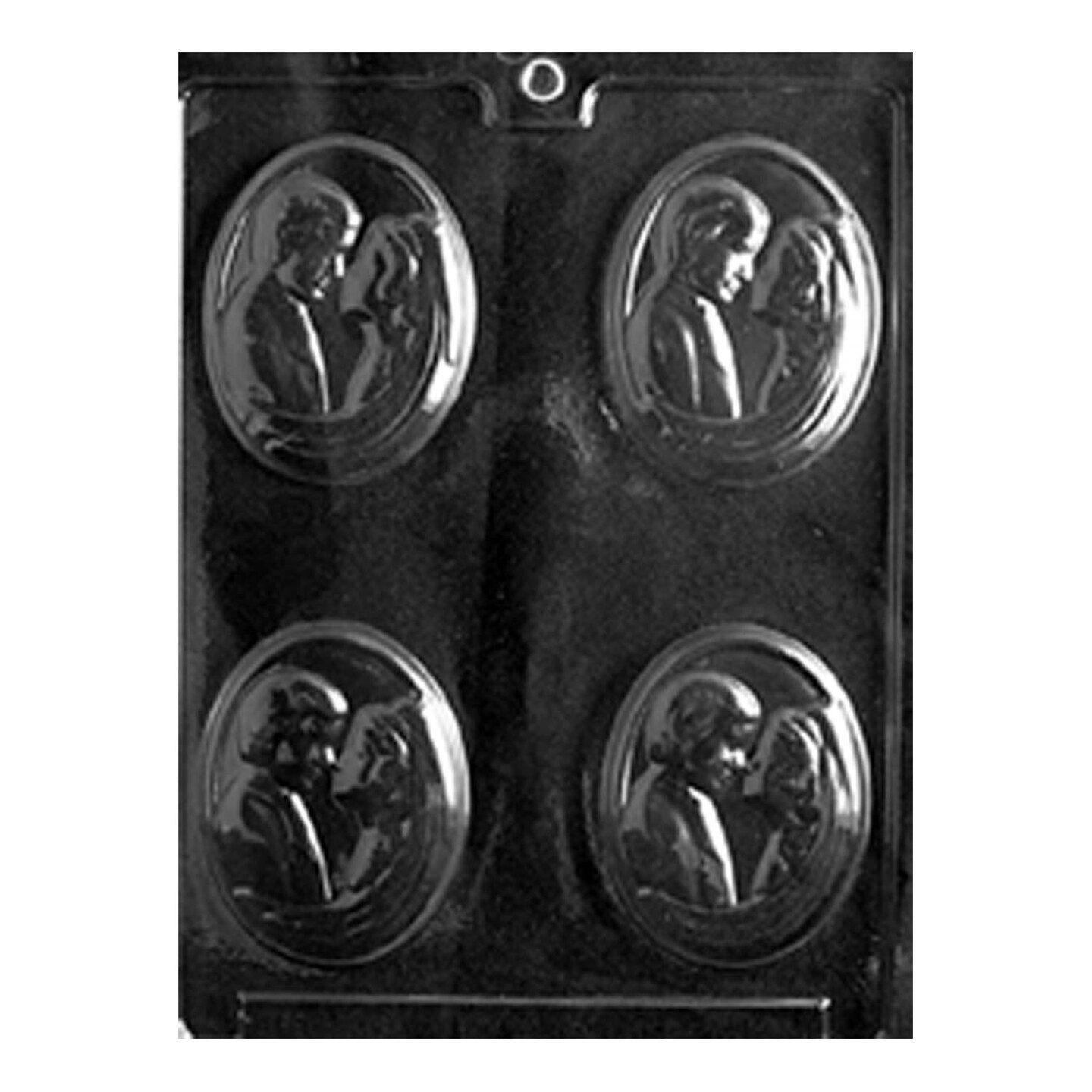 Bride Groom Medallion Chocolate Mold