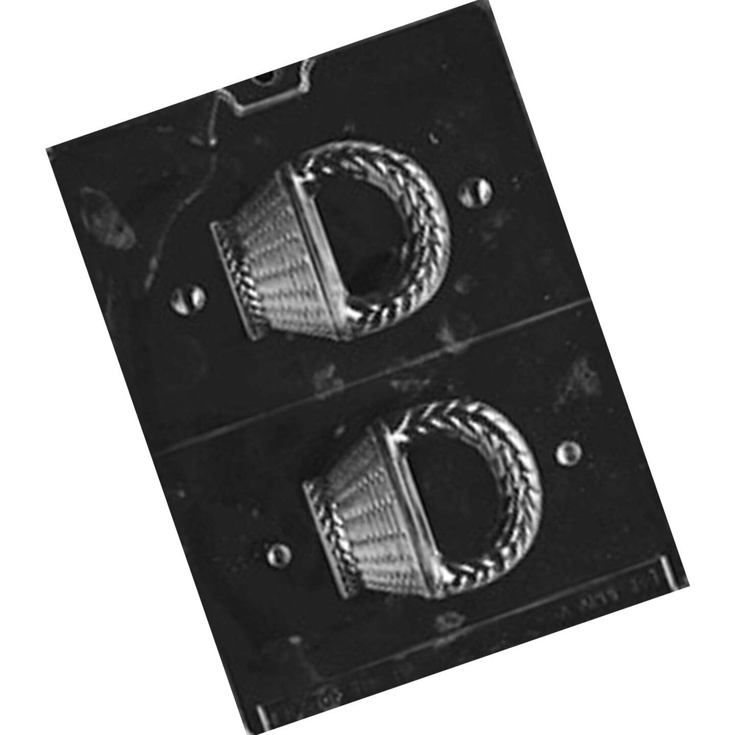 3D Basket with Handle Chocolate Mold