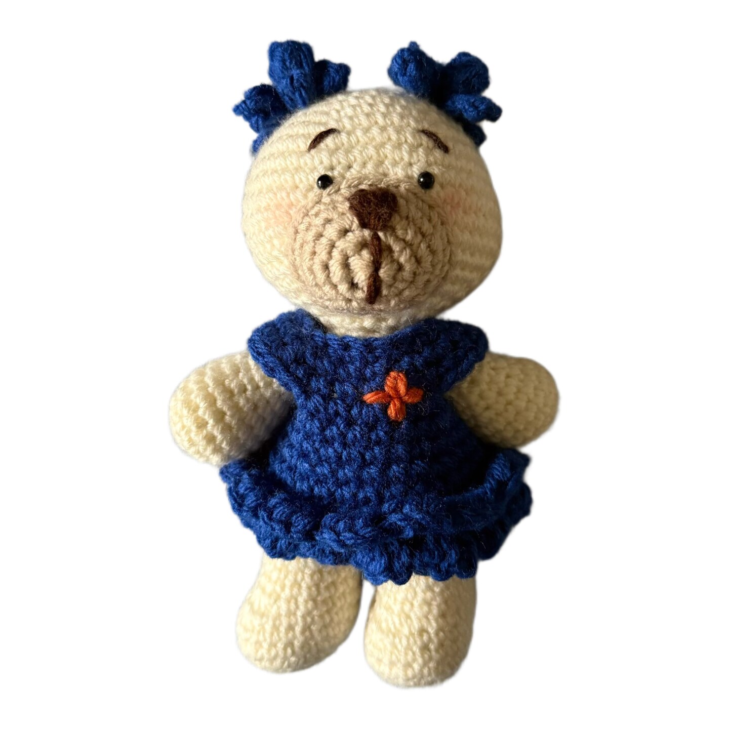 crochet teddy bear dress Crochet dress pattern | Crochet dress for amigurumi doll or animal