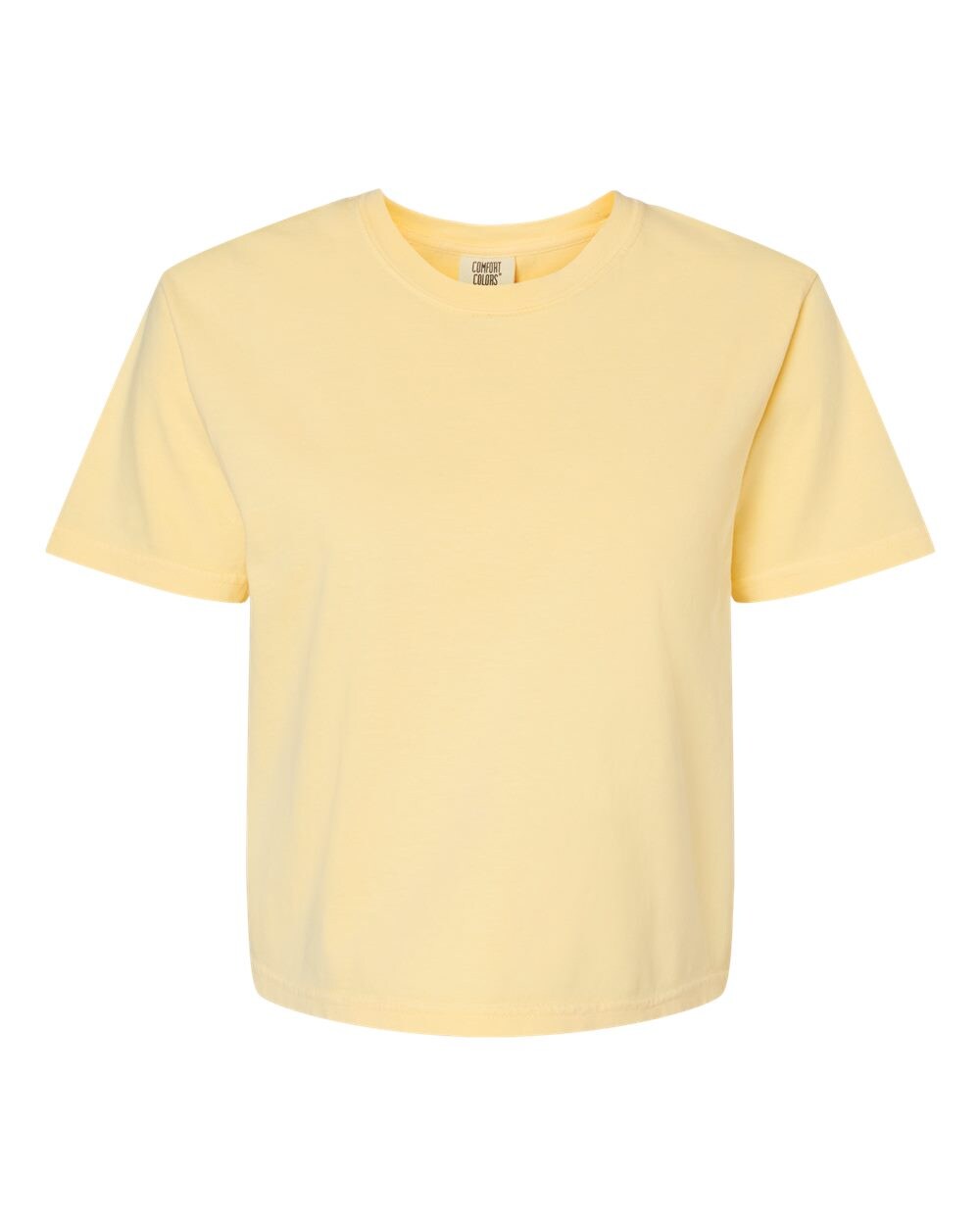 Women’s Heavyweight Boxy Crewneck T-Shirt for Casual & Relaxed Everyday Wear