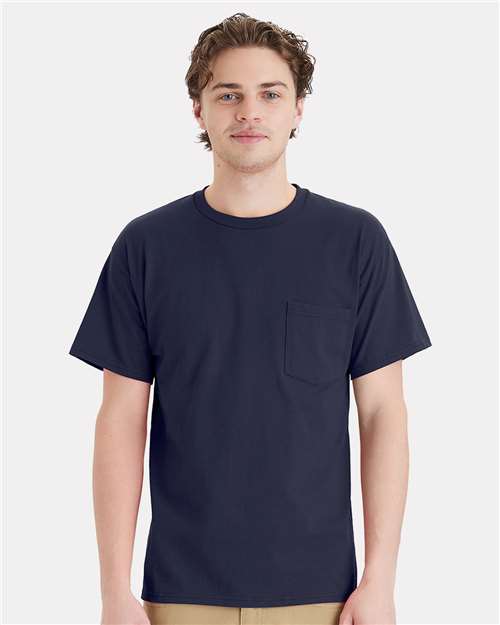 Essential-T Pocket Crewneck T-Shirt for Workwear, Casual & Everyday Utility Wear