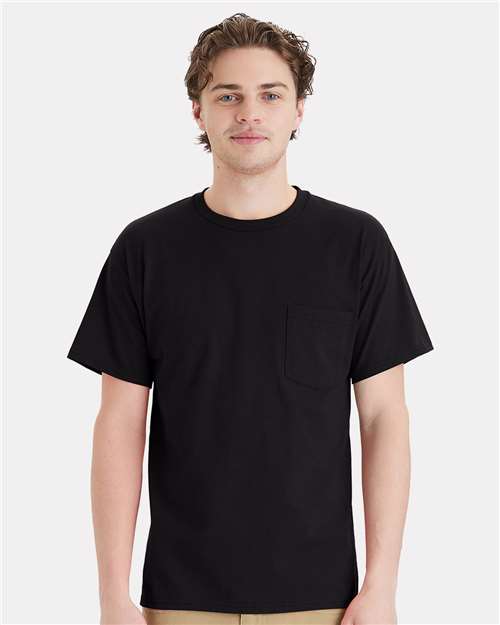 Essential-T Pocket Crewneck T-Shirt for Workwear, Casual & Everyday Utility Wear