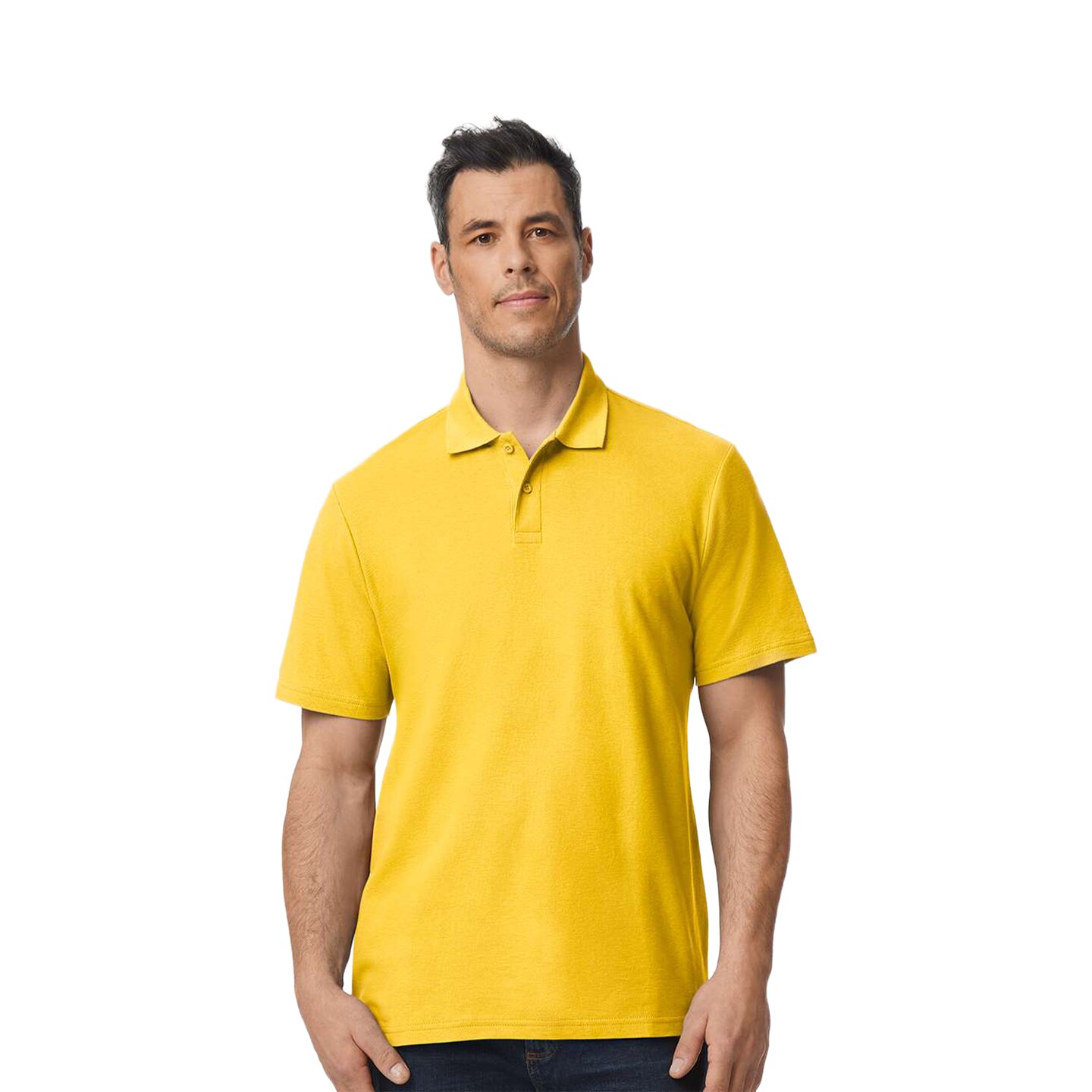 Gildan Softstyle Pique Polo Shirt Short Sleeve Collared Tee for Casual, Office & Uniform Wear