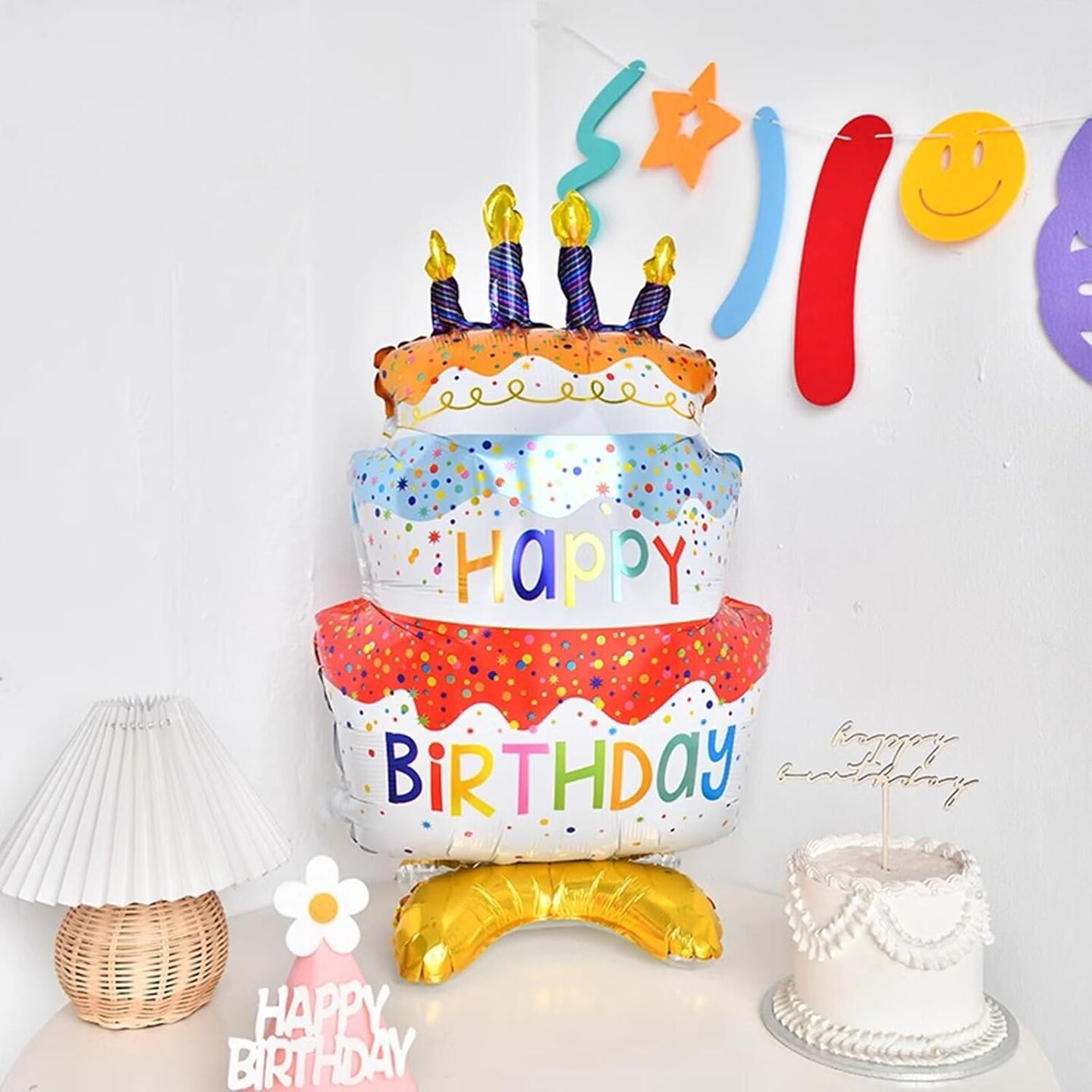 Purple Butterfly Foil Balloons 4 Pcs - Themed Birthday Party Supplies for Baby Shower, Wedding Decoration