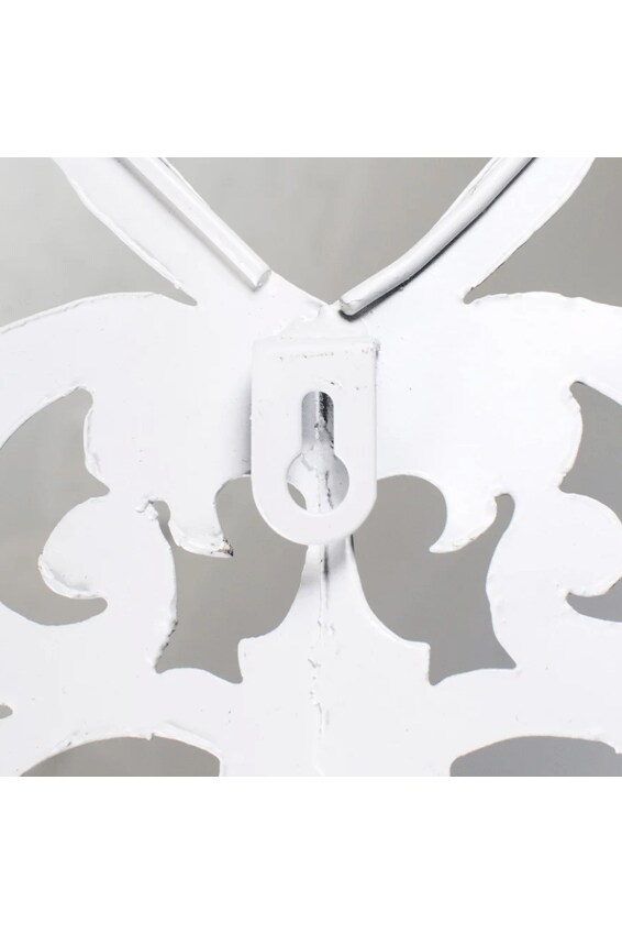 17&#x22; Metal Filigree Angel Wings: Sky Blue/White