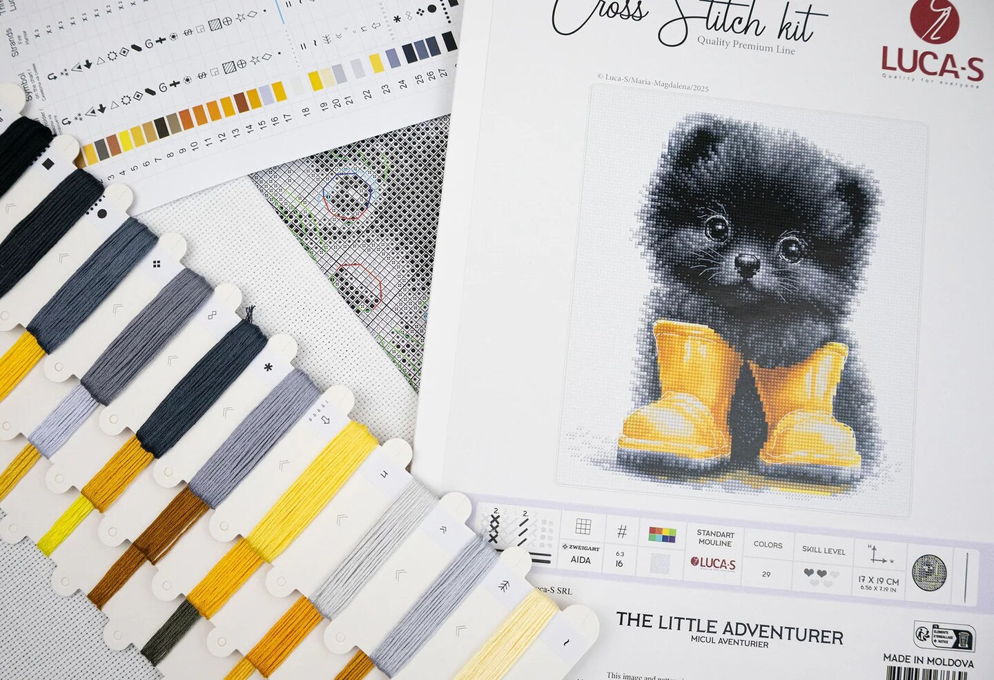 The Little Adventurer B1420L Counted Cross-Stitch Kit