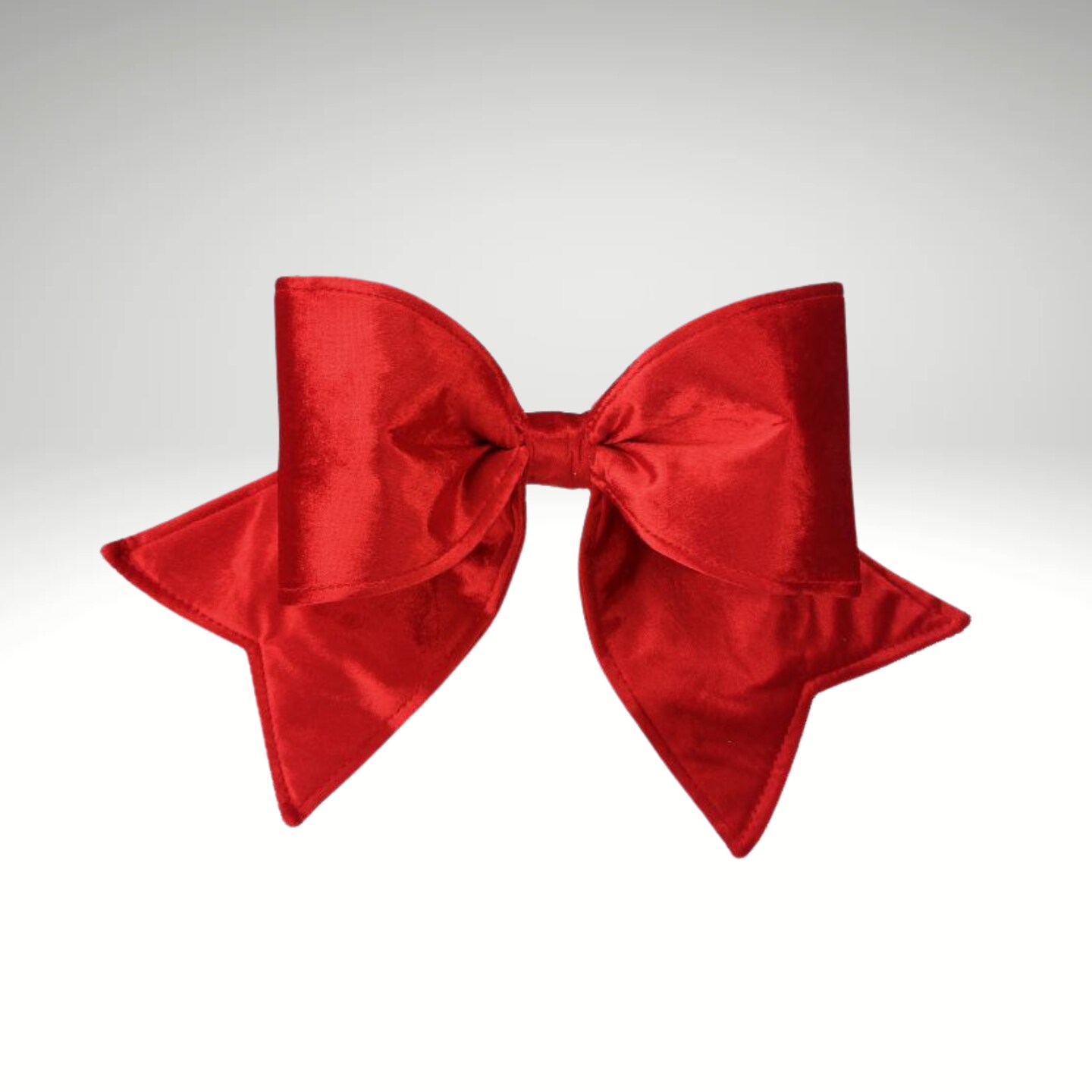 16&#x22; Outdoor Velvet Red Bow &#x2013; UV Protected Holiday Decoration-MTX76050
