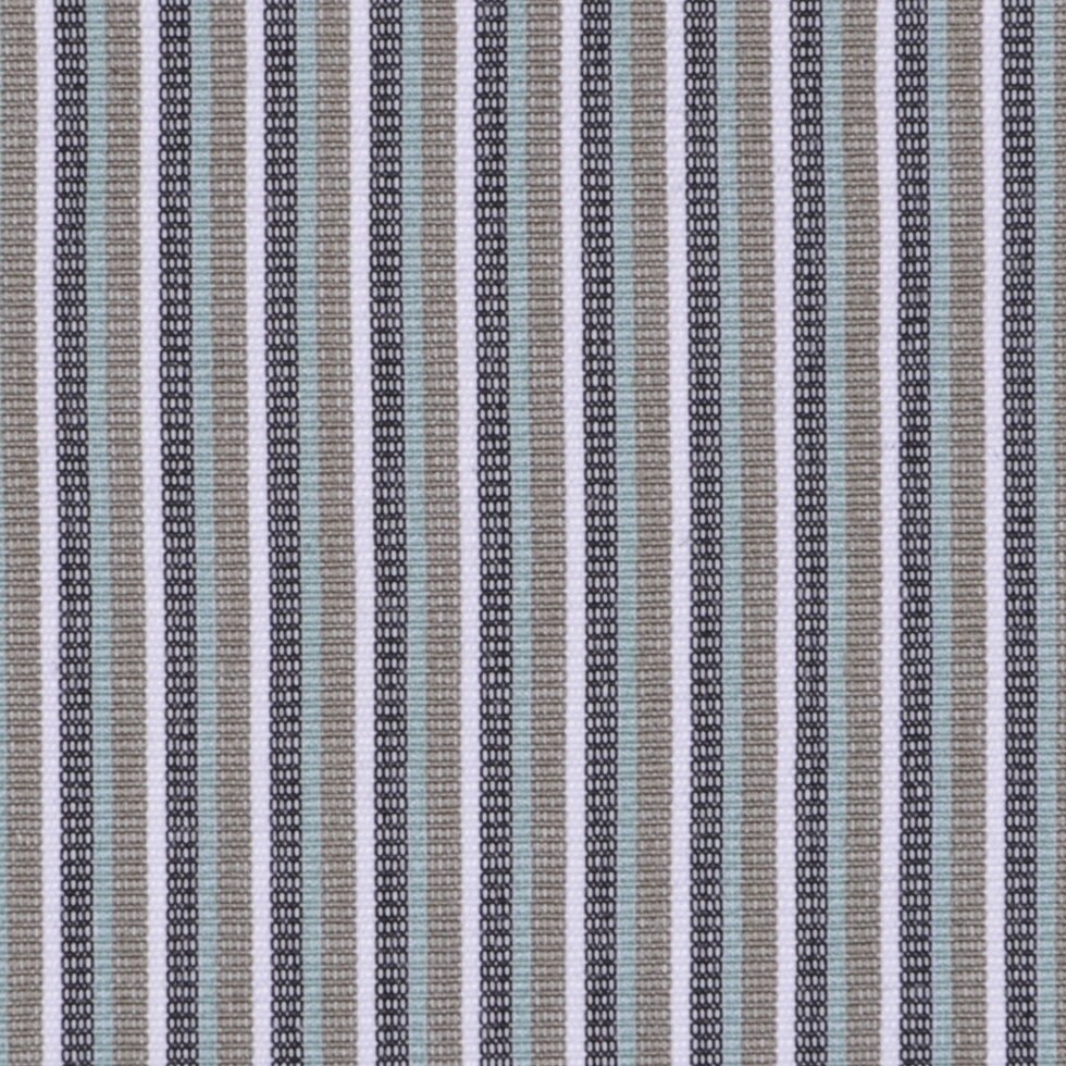 1 Yard Italian Beige and Yellow Barcode Striped Stretch Cotton Suiting